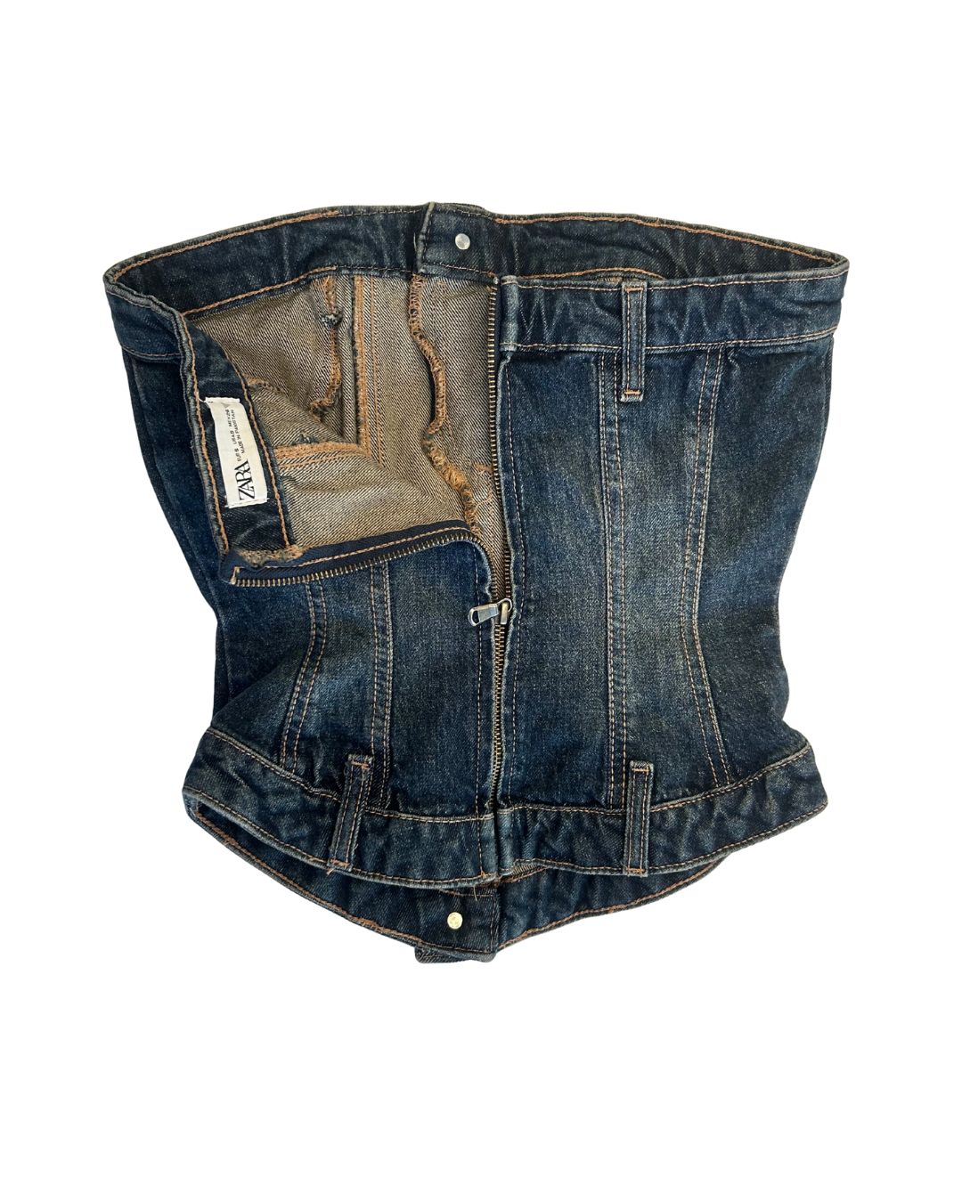 ZARA DENIM CORSET
